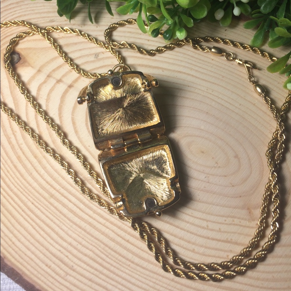 Swarovski Signed Purse Locket - Picture 3 of 6