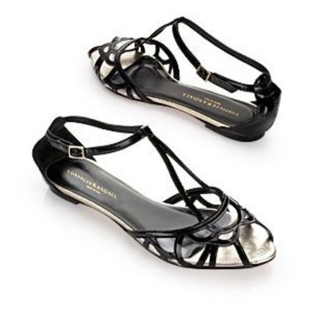 ❤️SOLD❤️Loeffler Randal Imogene Black Sandals