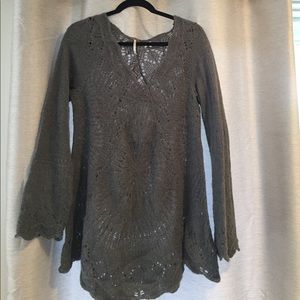 Free People Crochet Sweater M