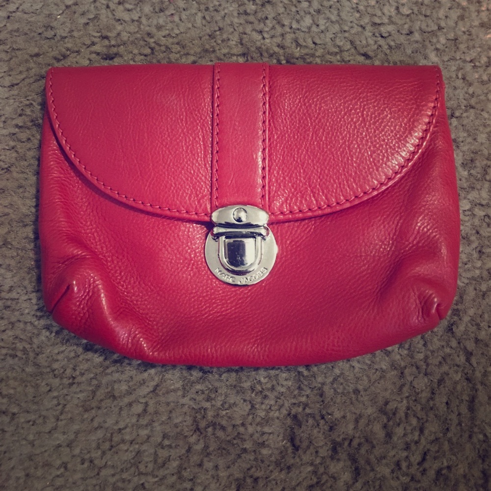 Authentic Marc Jacobs red clutch