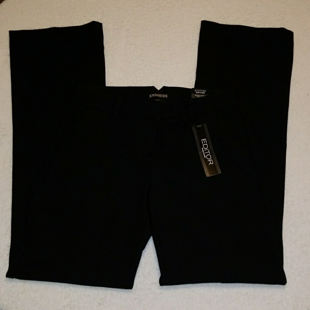 Express Editor Slim Flare Pants