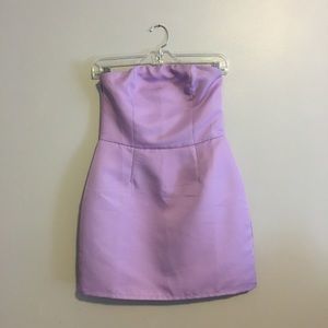 Purple strapless dress - only worn once