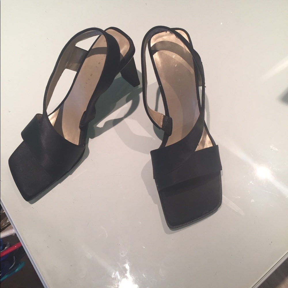 Nine West satin sling backs