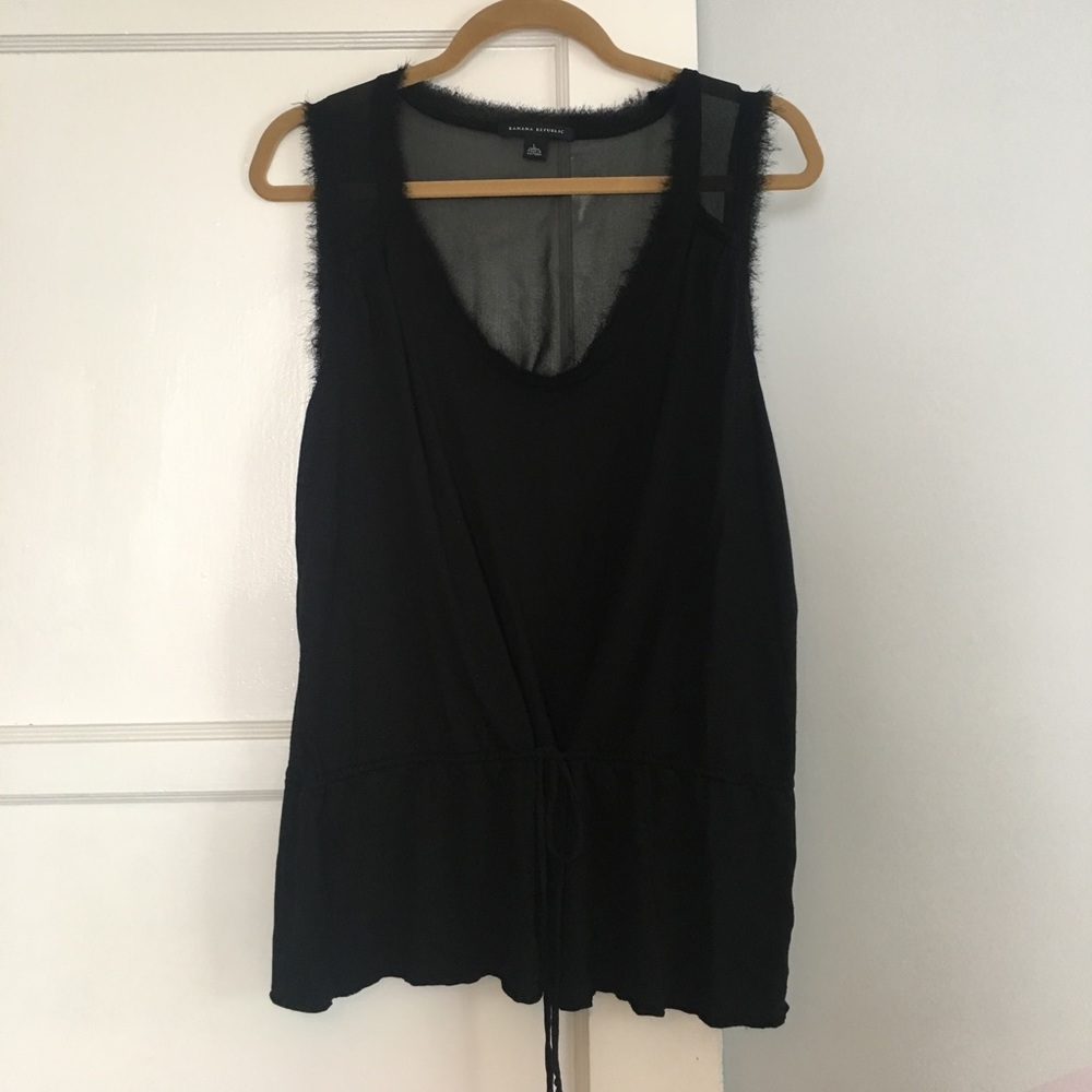 Banana Republic black tank