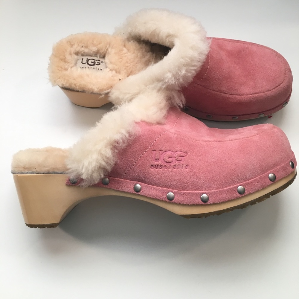 Ugg Australia mauvey pink clogs