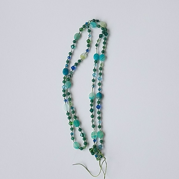 Jade Crystal and semi-precious Stone necklace - Picture 5 of 5