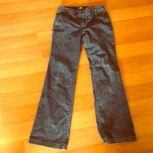 Ann Taylor blue straight leg jeans