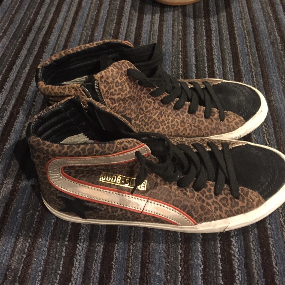 Golden goose Leopard shoes