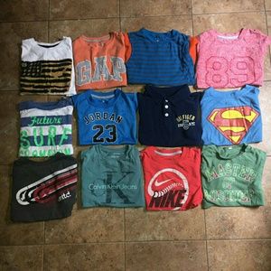 12  boy t-shirts bundle size 4t