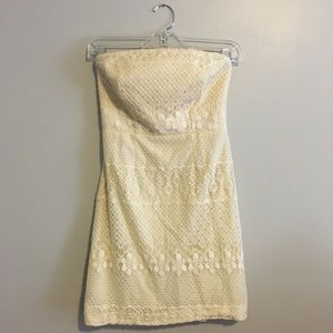 Off-White Lace Dress