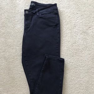 Loft Navy Curvy skinny Jeans size 12/31 EUC