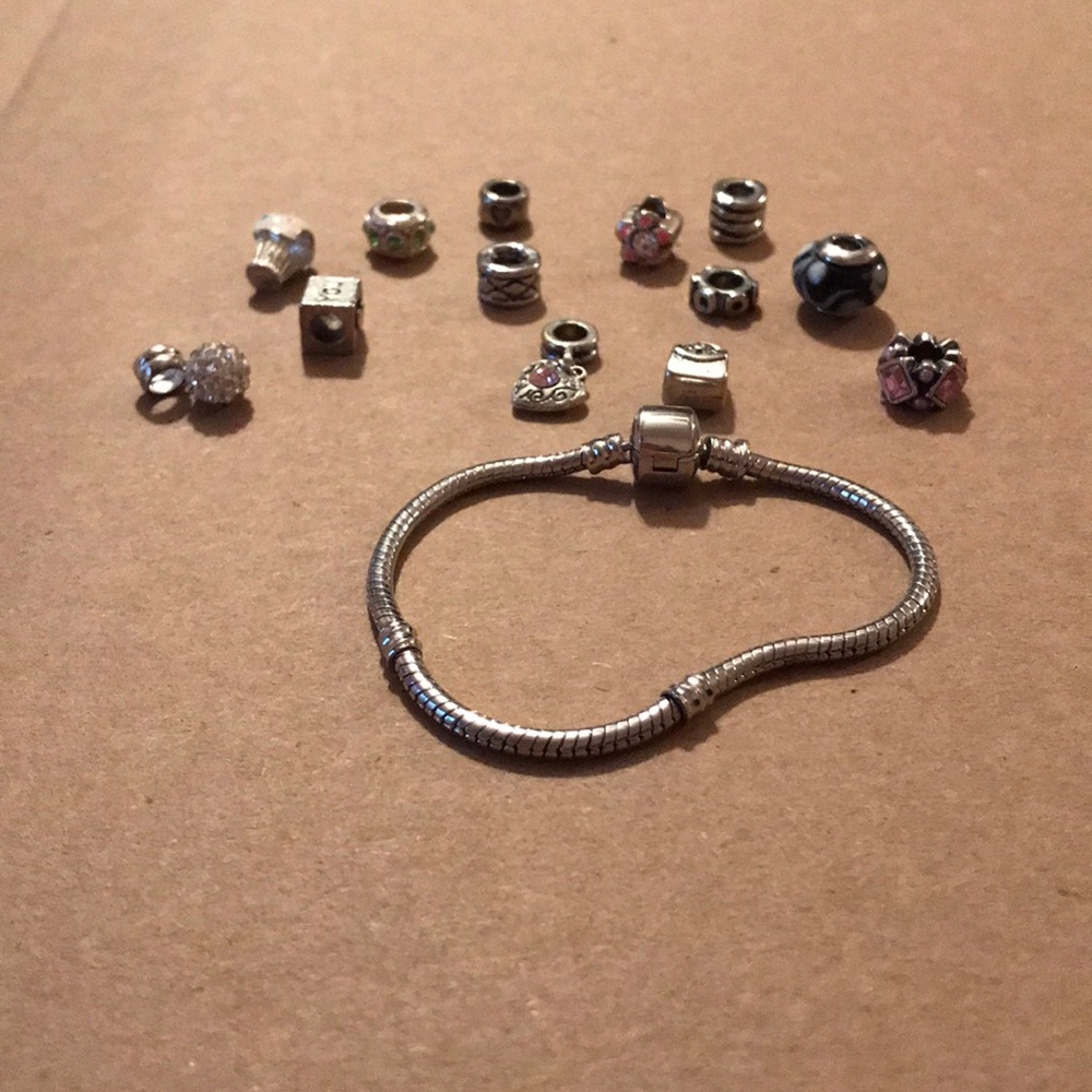 Charm bracelet with charms!