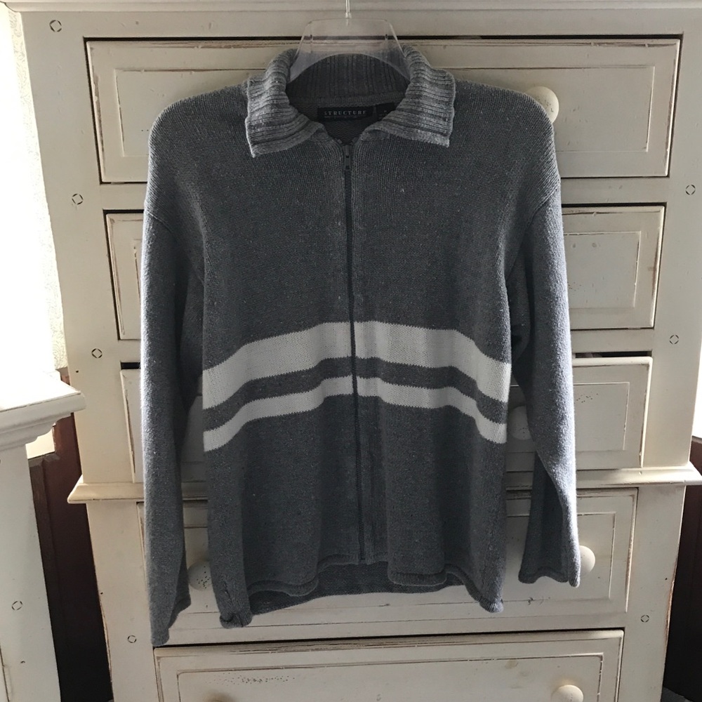 Zip front sweater
