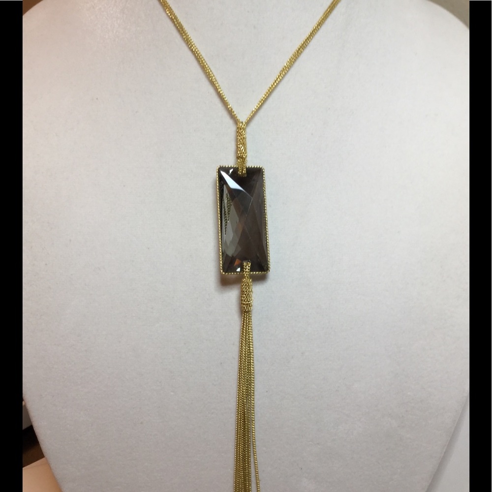 Gold & Crystal Necklace