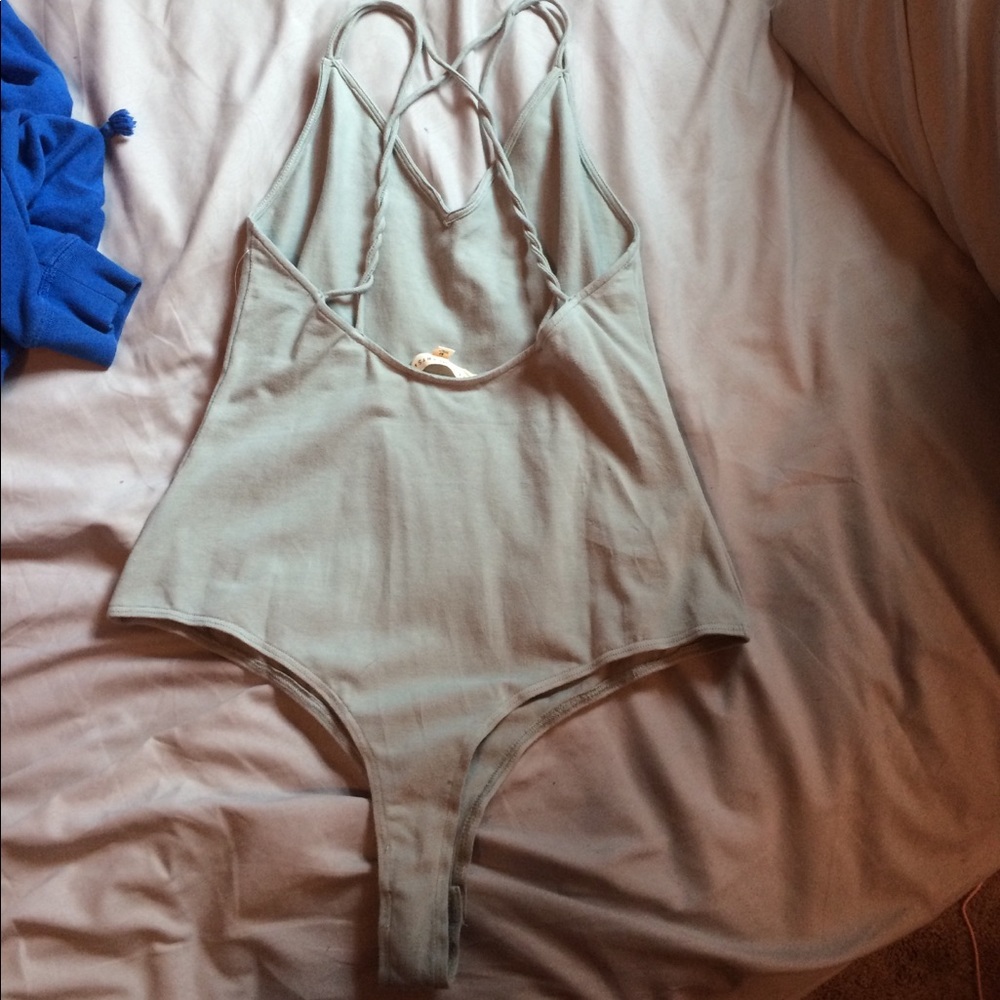 Pacsun turquoise body suite