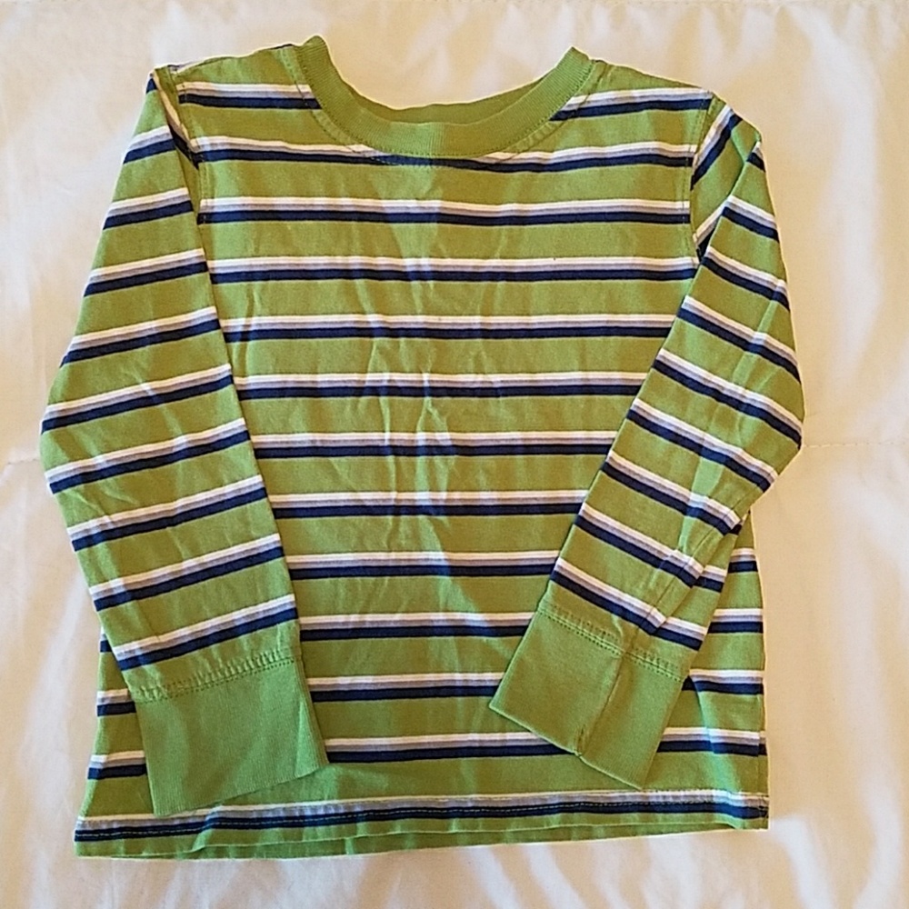 Striped long sleeve tee