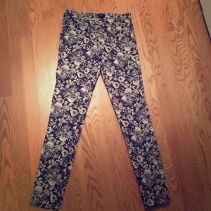 H&M floral jeggings
