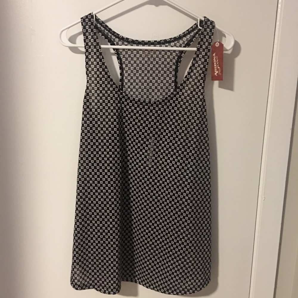 Black tank top