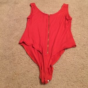 Zip up bodysuit
