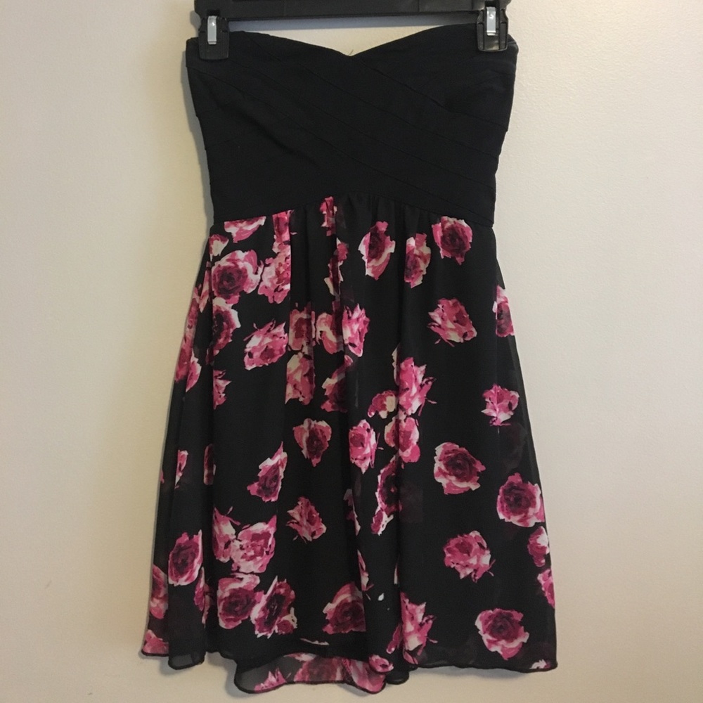 Black and Floral dress
