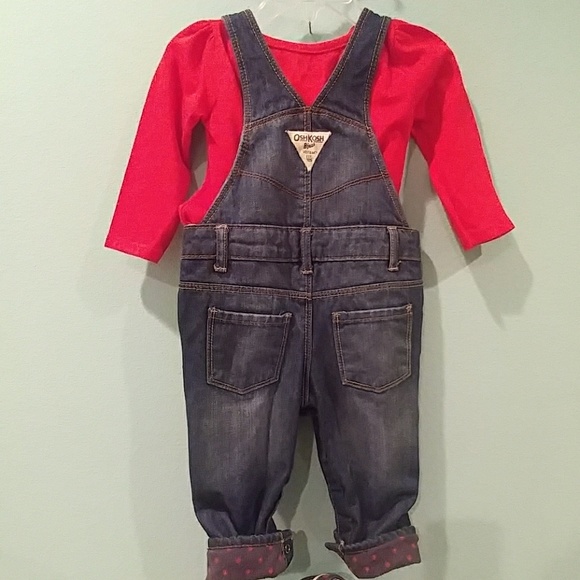 Fleece-lined OshKosh B'gosh Jean overalls - Picture 2 of 6