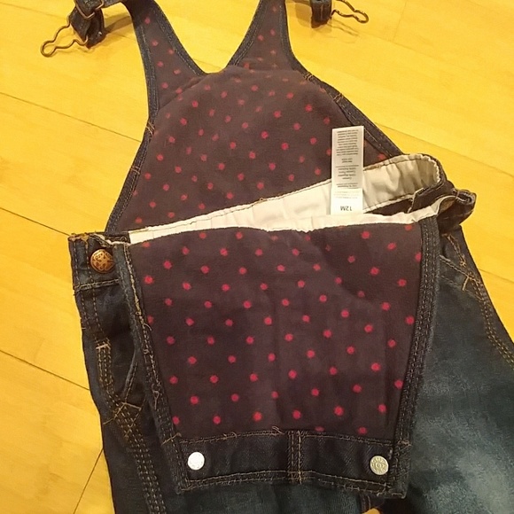 Fleece-lined OshKosh B'gosh Jean overalls - Picture 3 of 6