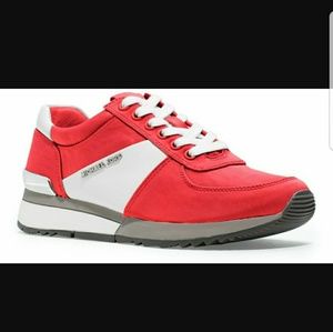 Michael Kors Ellie nylon and leather sneaker