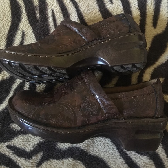 ✌ BOC Born Peggy Clogs Tooled Leather - Picture 2 of 8