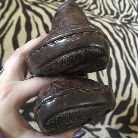 ✌ BOC Born Peggy Clogs Tooled Leather - Picture 5 of 8