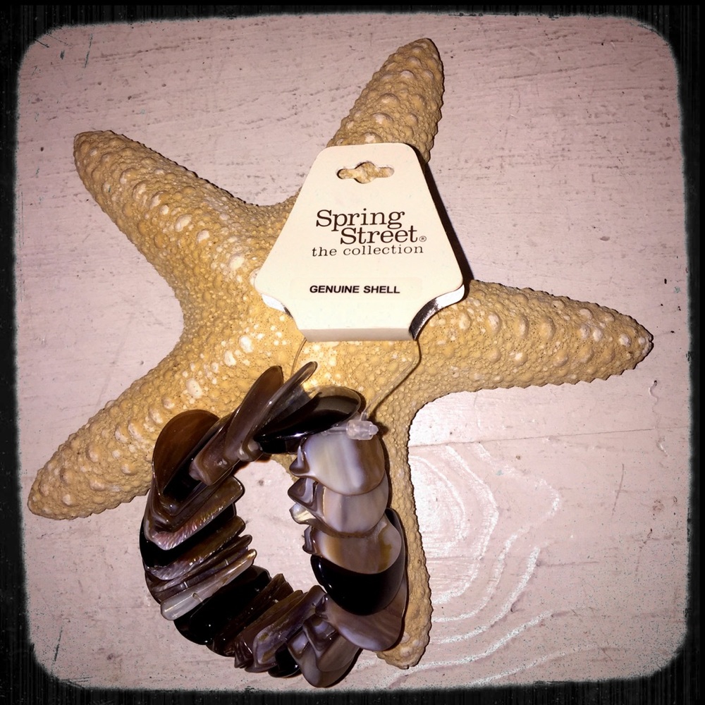 Abalone shell bracelet