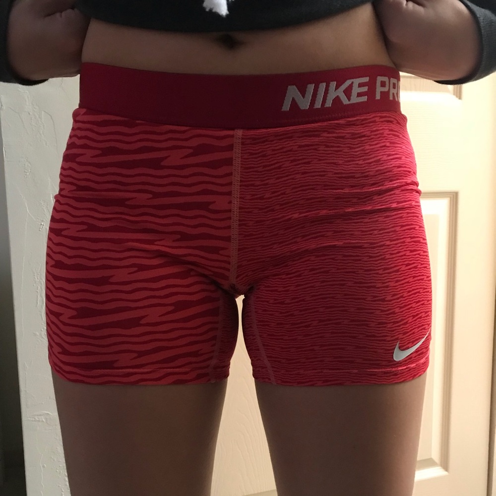 Orange and Red Nike Pros!!