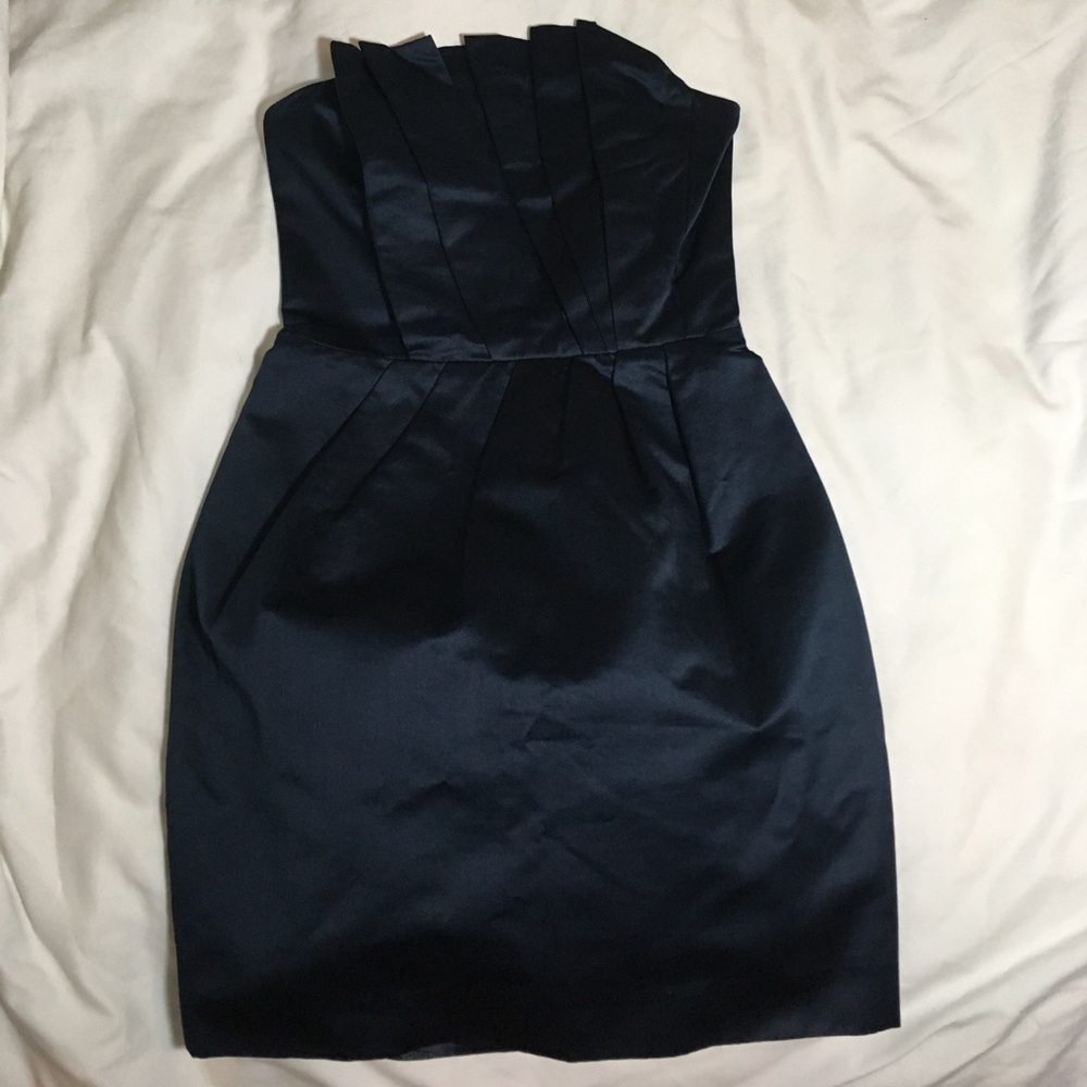 Pleated Origami Cocktail Dress