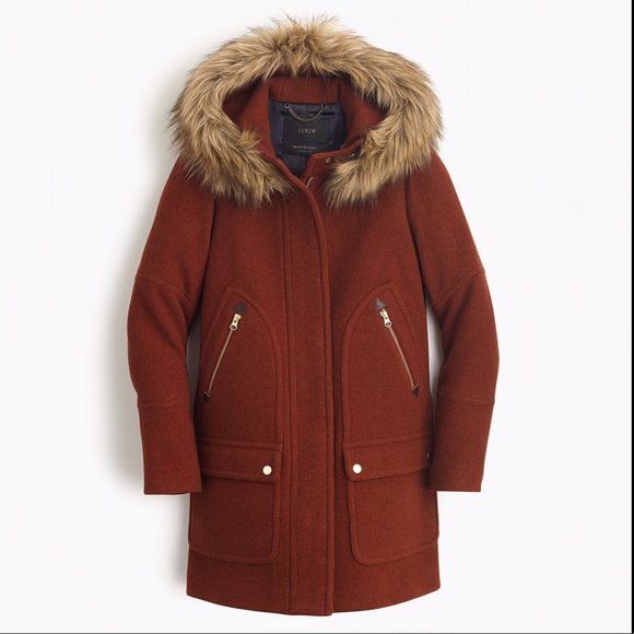 J Crew Jackets Coats Jcrew Chateau Parka Heather Chestnut Petite Poshmark