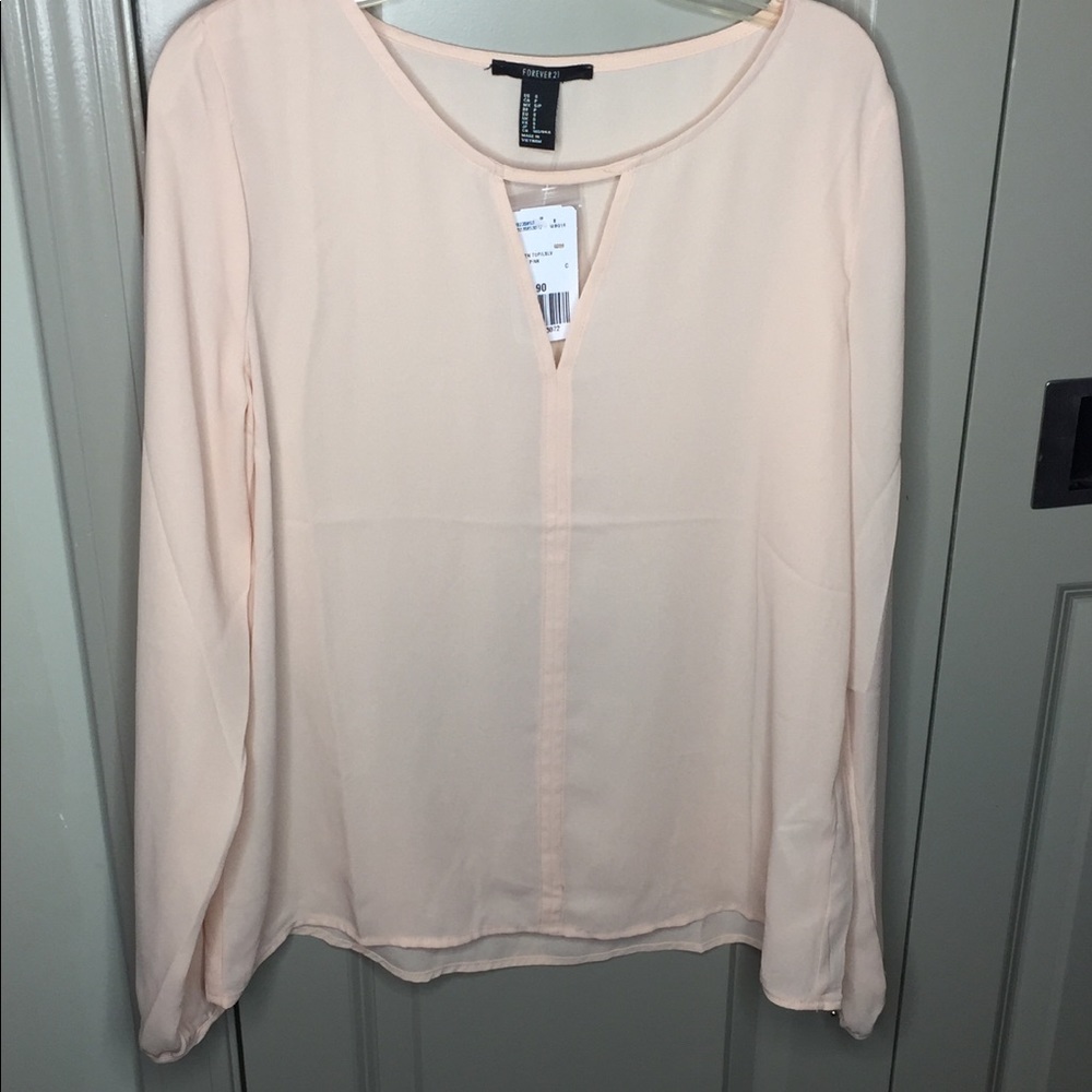 Blush blouse
