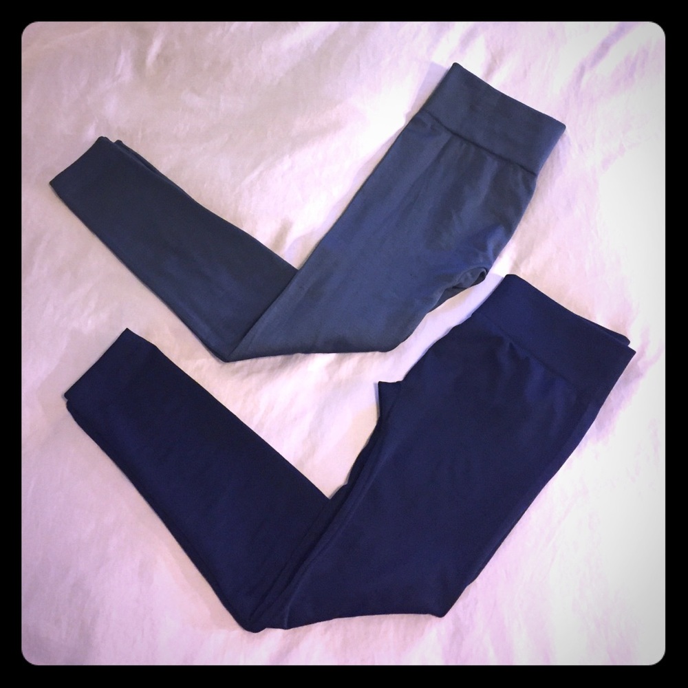 Hue fleece lined ankle leggings