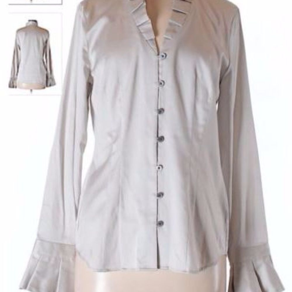 Saks Fifth Avenue Long Sleeved Blouse Women's 8