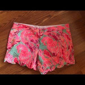Lilly Pulitzer Buttercup shorts sz 14