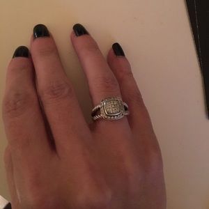 David Yurman Albion petite ring with diamonds