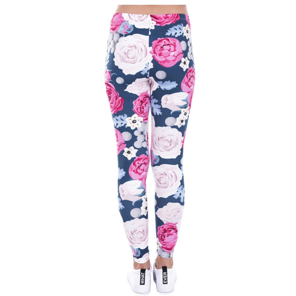 SALE Rose Flower Leggings - Picture 3 of 7