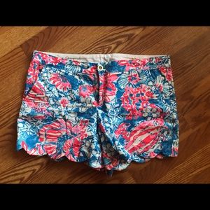 Lilly Pulitzer Buttercup shorts sz 12