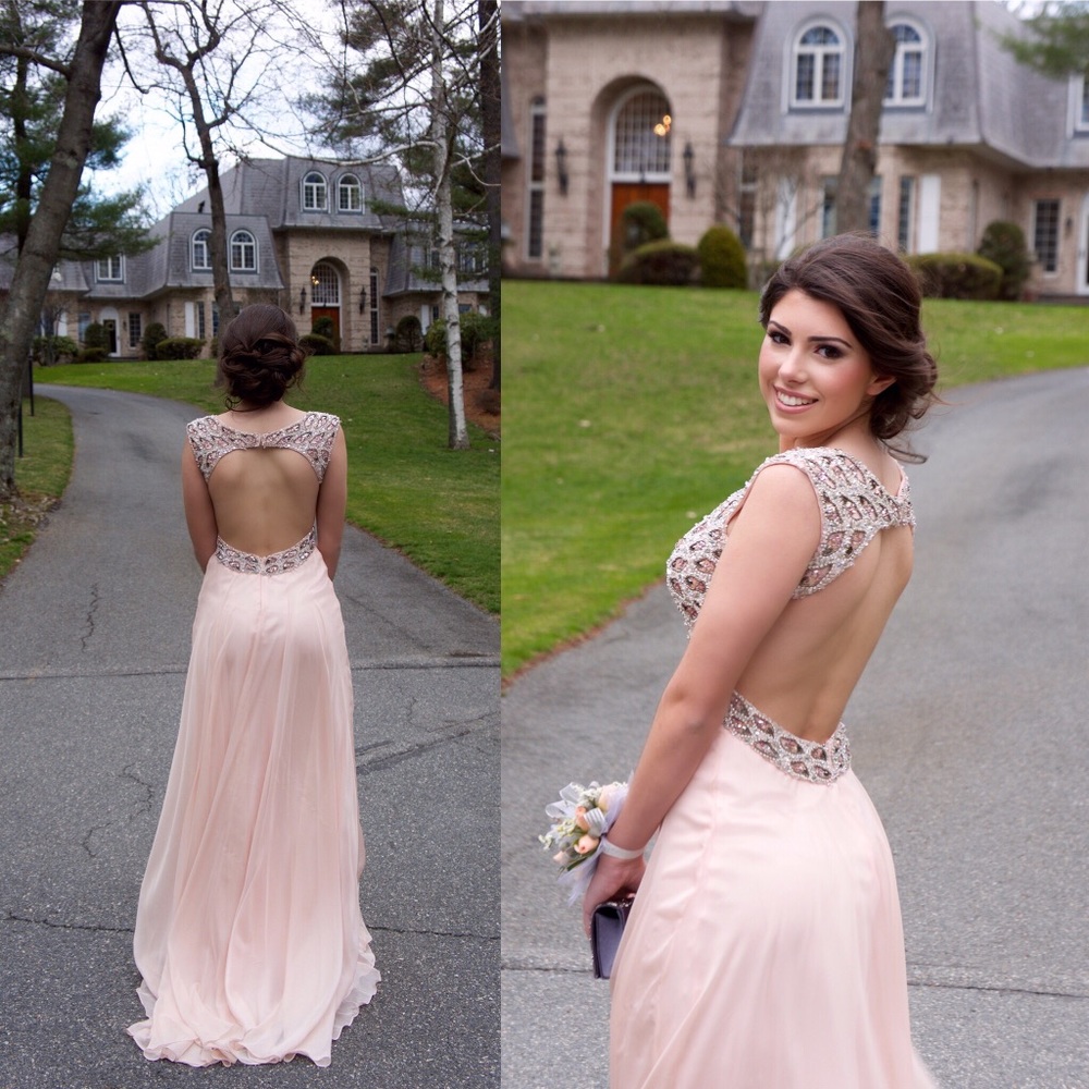 Blush Jovani 1929 Prom Dress