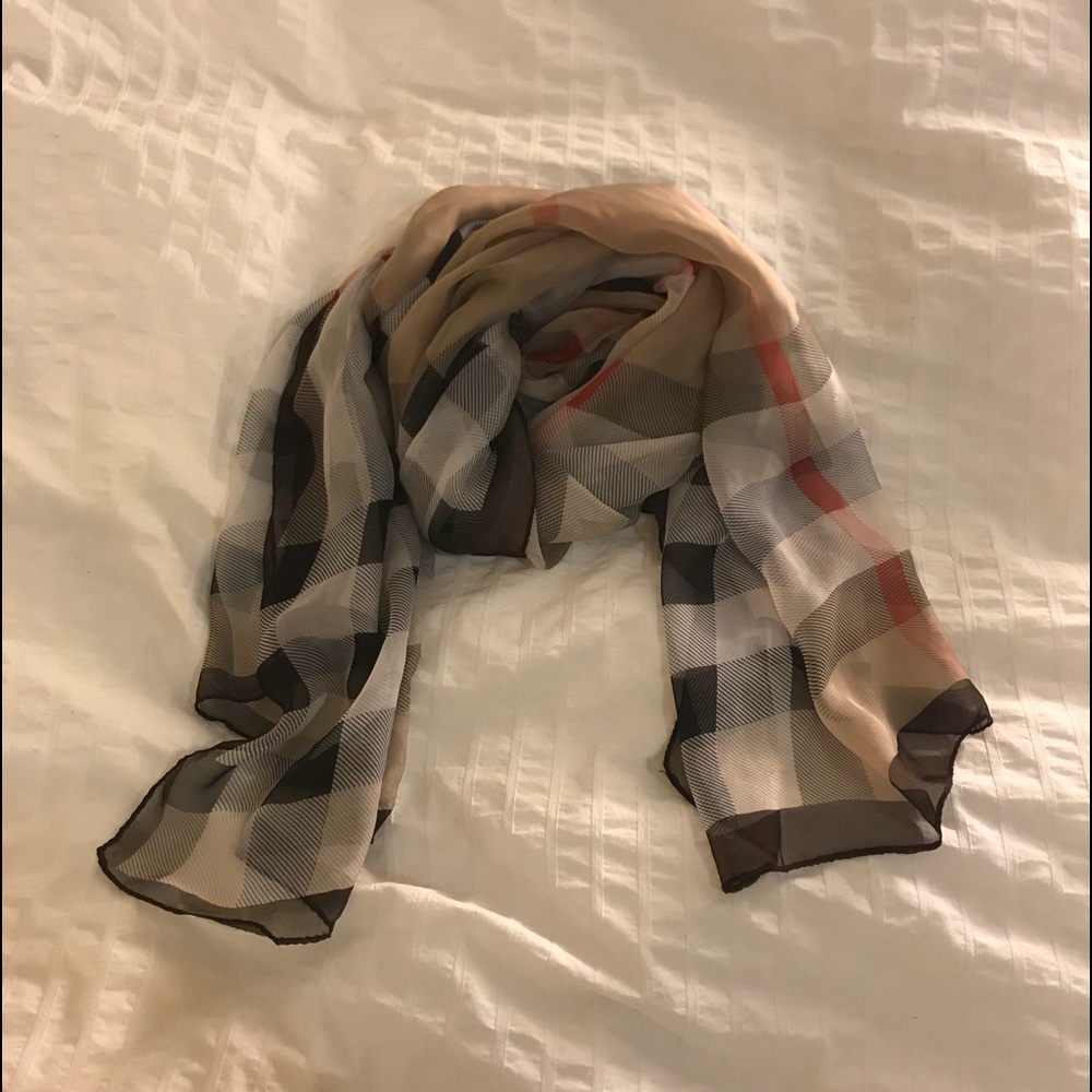 Burberry silk scarf
