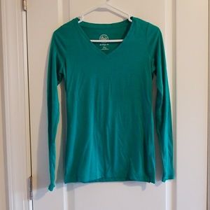 V-neck Long Sleeve Tee