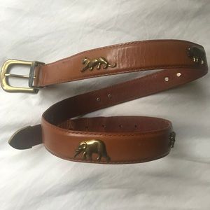 Vintage leather belt