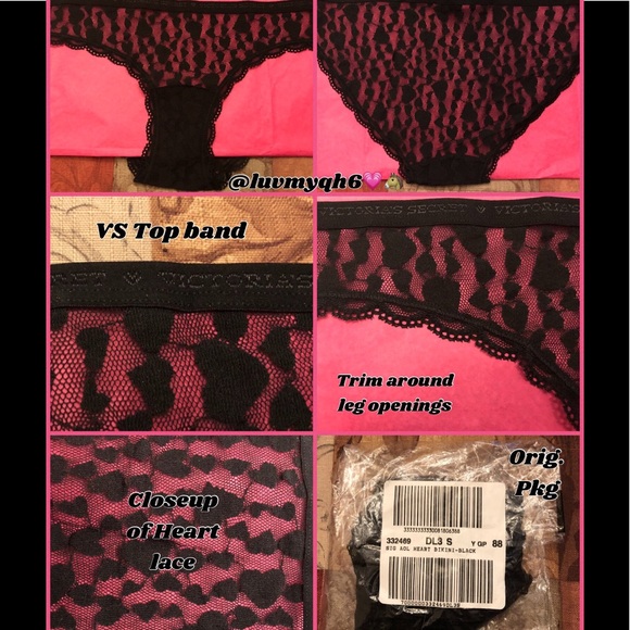 Victoria’s Secret Lace Hearts Panty - Picture 2 of 2