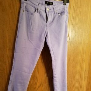 Purple jeans