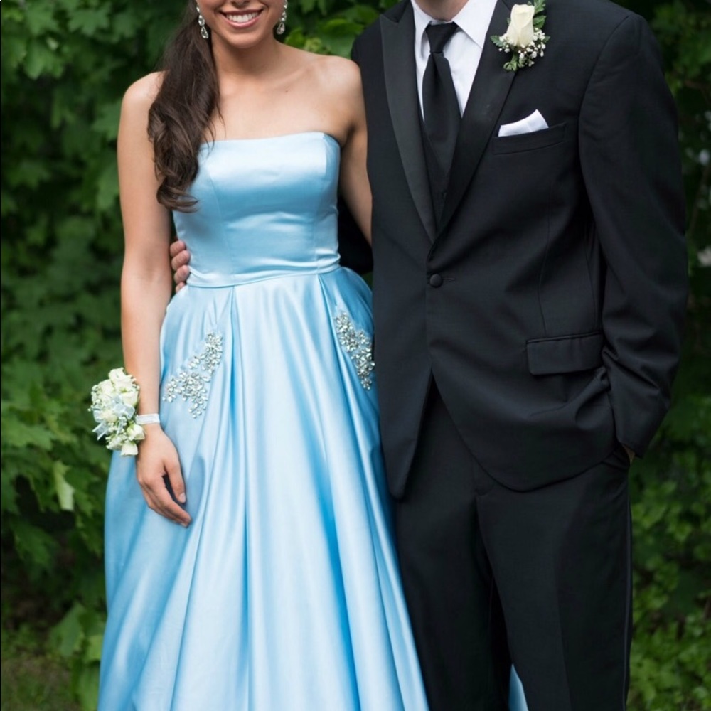 Sherri Hill 50812 Light Blue