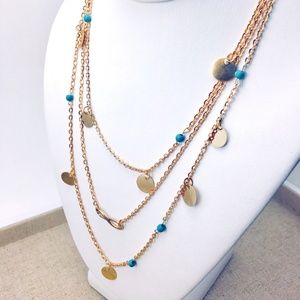 NEW Gold Multi-Layer Infinity Necklace