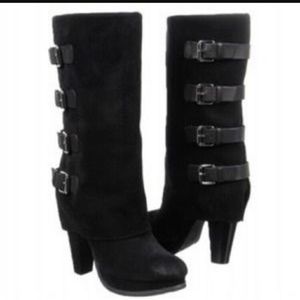 Report Monroe Foldover Buckle Boots size 9