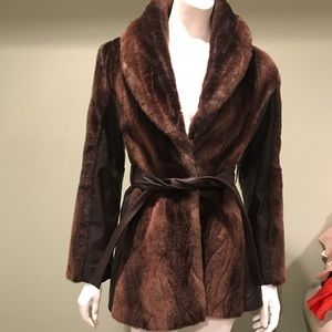 Faux fur jacket
